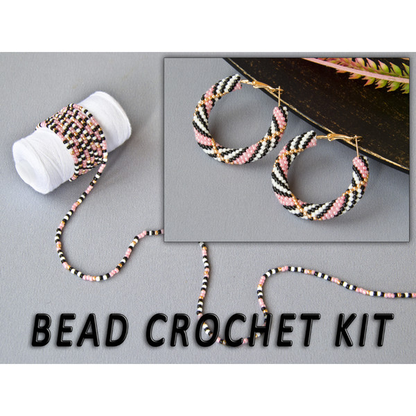 Earrings making kit, Diy hoop earrings, Jewelry beading kit, - Inspire  Uplift