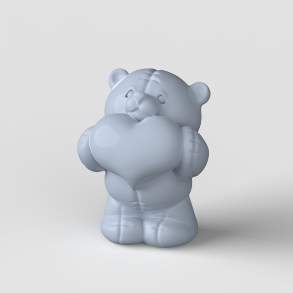 3D file Bear heart Eyes 🐻・3D print model to download・Cults