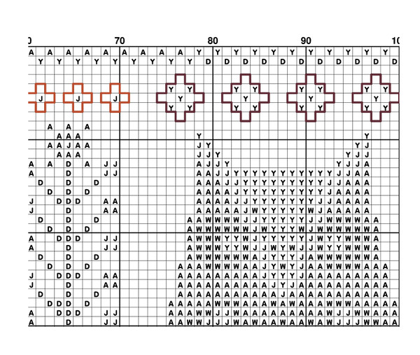 Las Vegas P072 Cross Stitch Embroidery Pattern Instant -  Denmark