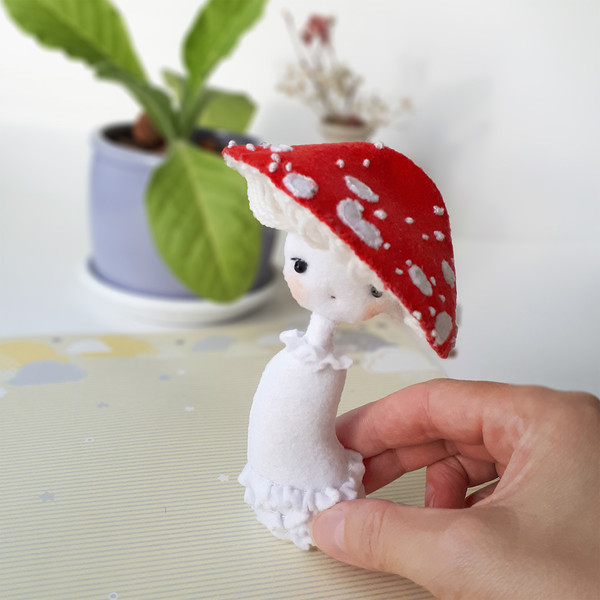 Mushroom felt pattern , mushroom decor cute for nursery , felt pattern.jpg