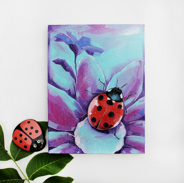 Paint Brush Rest for Artists, Painters and Hobbyists With Ladybug, Great Paint  Accessories & Gift for Painter, Artist Gifts 