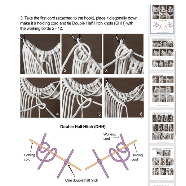 Macrame OWL Pattern, Macrame wall hanging tutorial PDF - Inspire Uplift