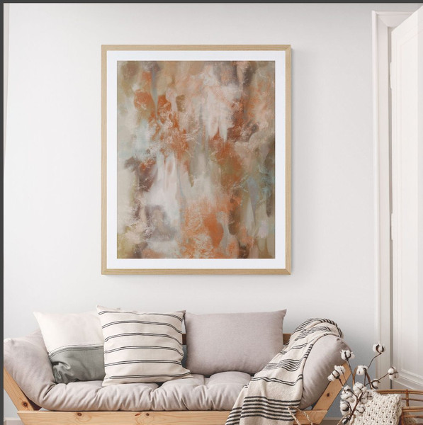 Abstraction-interior-painting-light-beige