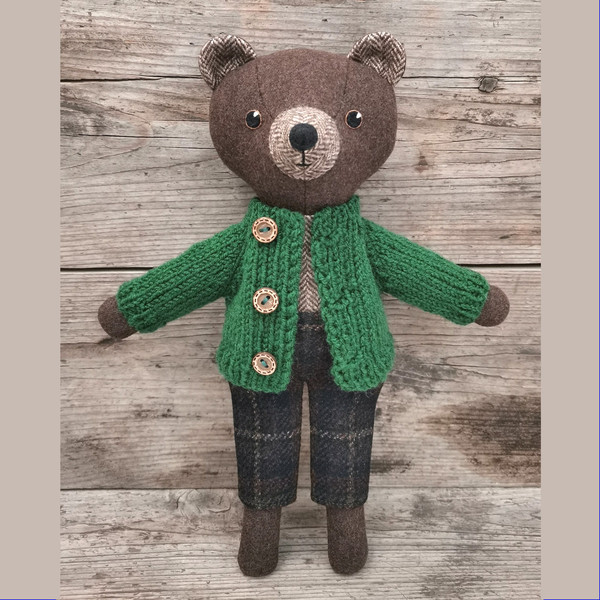 Bear-wool-doll