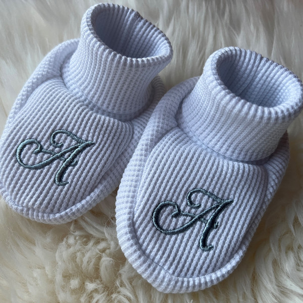 Organic cotton baby coming home outfit White Personalized Newborn baby custom outfit.jpg