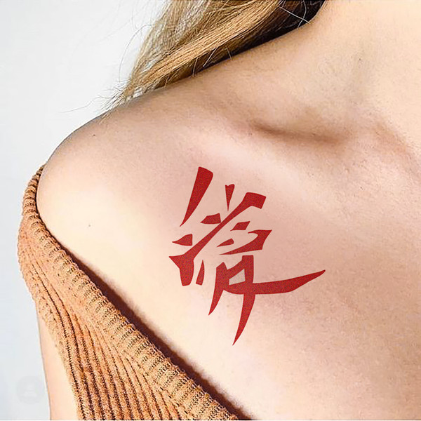 símbolo do gaara tatuagem｜Pesquisa do TikTok
