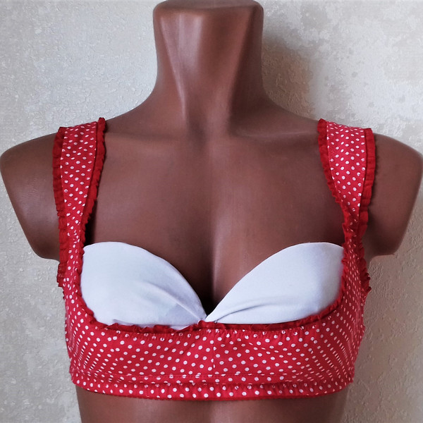 Wirefree bra sewing pattern, Charlotte, Sizes 19-23, Cotton