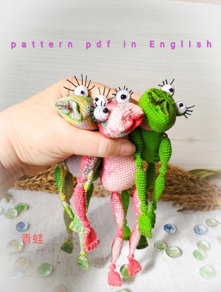 PDF Mini Frog Doll Sewing Pattern - Inspire Uplift