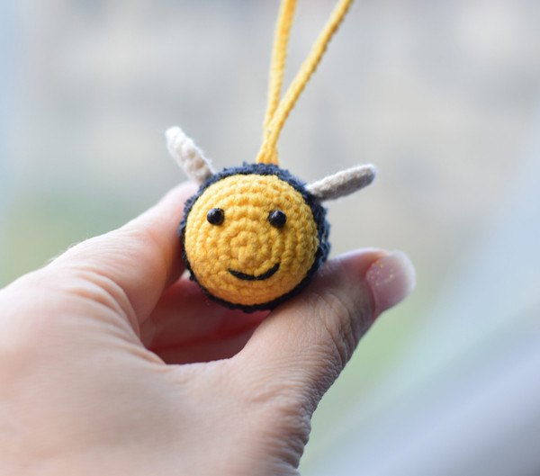 Bee plush, Sunflower charm, Sunflower gifts for women, Car a - Inspire  Uplift