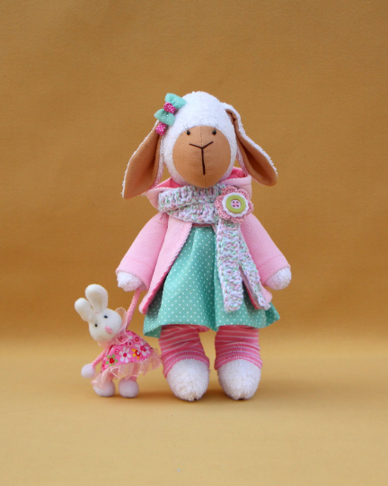 soft-toy-sheep-in-pants-and-dress