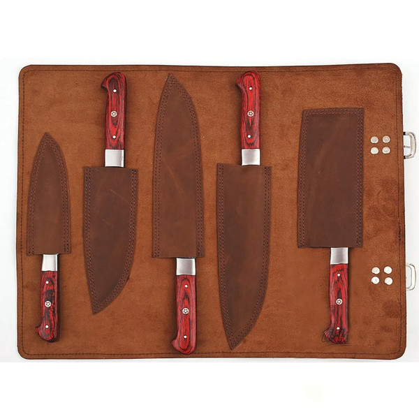 Handforged Chef Knife Set, Damascus Steel Knives, Chef Knive - Inspire  Uplift
