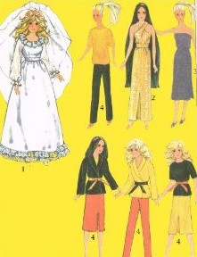 Digital - Vintage Barbie Sewing Pattern - Wardrobe Clothes f - Inspire  Uplift