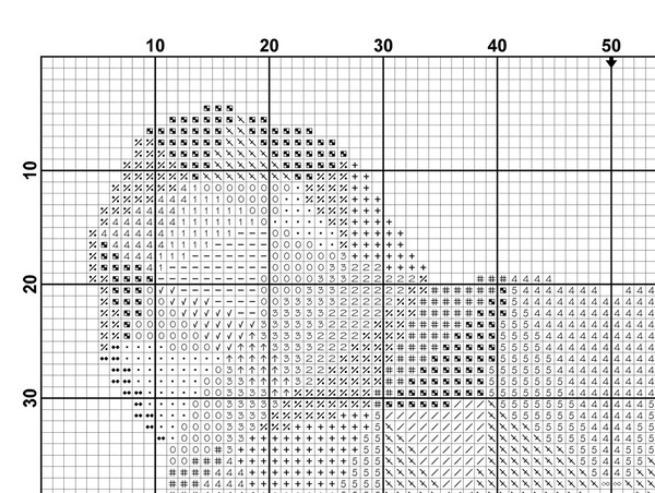 Woodland Bear Cross Stitch Pattern Black And White.jpg