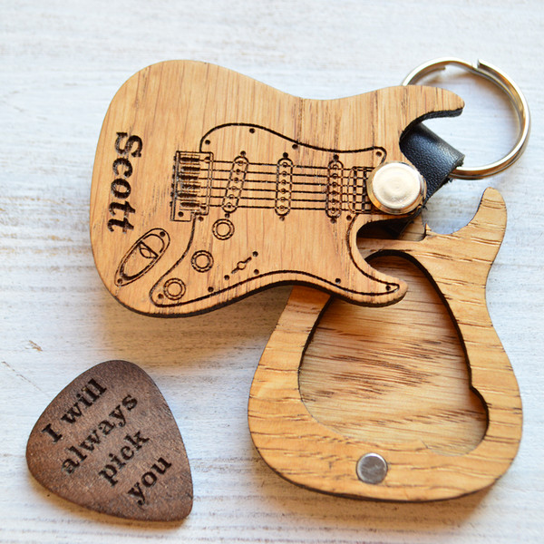 keychain electric guitar