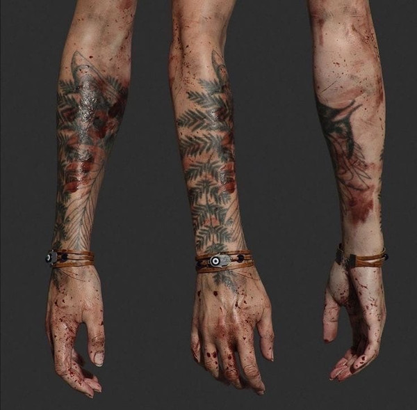 The Last Of Us Part 2 Ellie tattoo