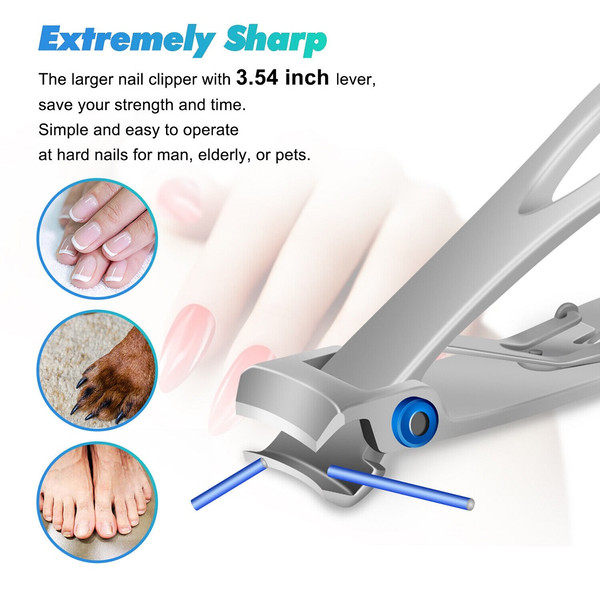 Extra Large Toe Nail Clippers For Thick Hard Nails Cutter He - Inspire  Uplift