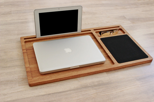 Portable Laptop Stand Wood for Desk