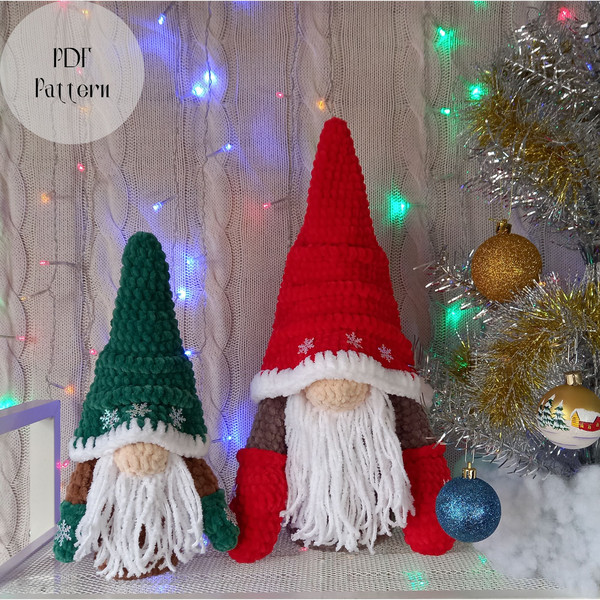 Crochet gnome pattern, Christmas gnome with surprise, Bottle - Inspire  Uplift