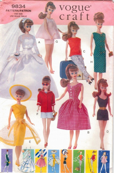 Vogue Doll Collection 7381, Gene Doll Pattern