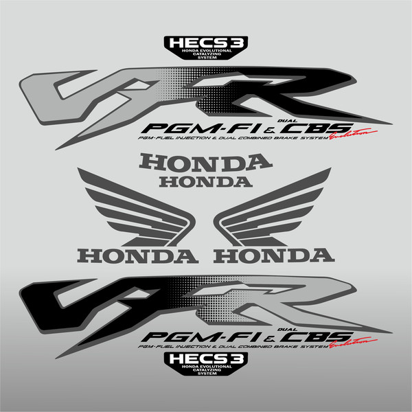 Honda CBX-200 2001 decals set -  - Best moto decals