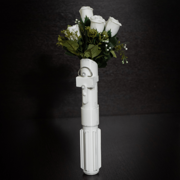 Star Wars Inspired Bridal Bouquet Holder  Wedding Bouquet Mace Windu –  3DPrintProps