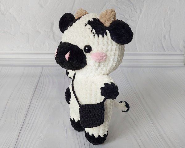Moo Cow- Embroidered White Tea Towel - Farm Animals – Gracie Designs