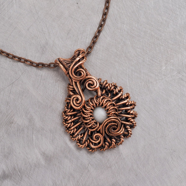 Happy Vibes Antique Copper Chain Necklace #3