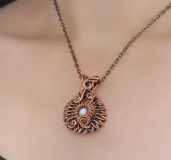 Happy Vibes Antique Copper Chain Necklace #3