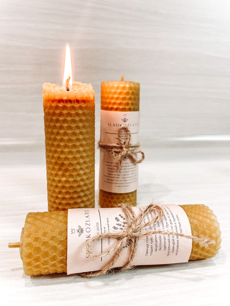 Gift Idea: DIY Rolled Beeswax Candles - Life at Cloverhill