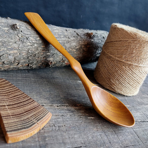 Handmade set of wooden measuring spoons from birch wood - Inspire Uplift