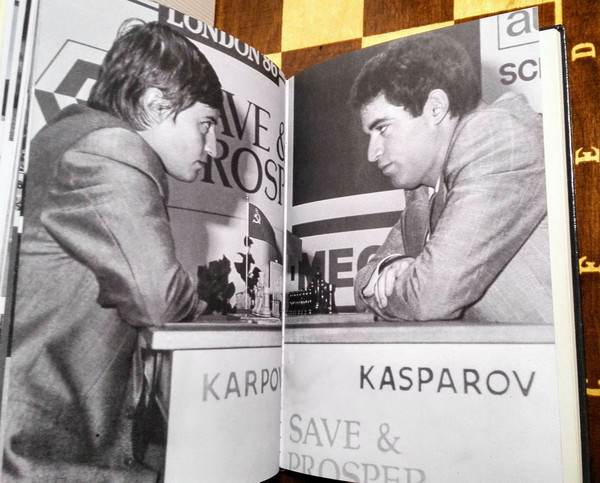 Kasparov vs Karpov Book Unlimited duel. Vintage Chess Books