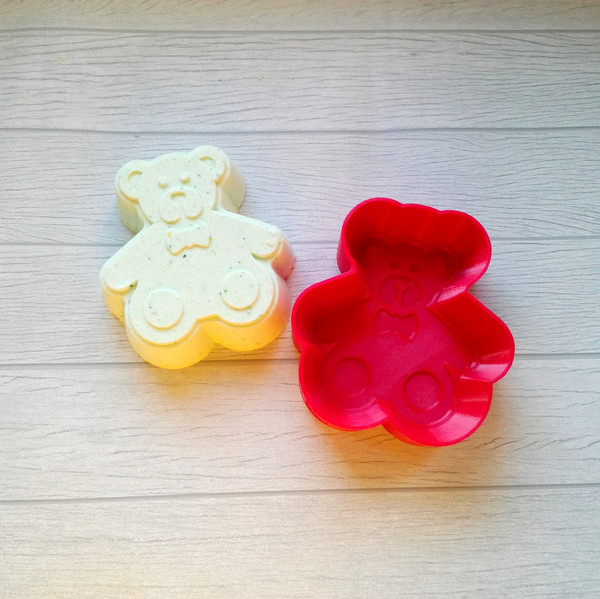 Teddy bear Bath Bomb Mold 3D model