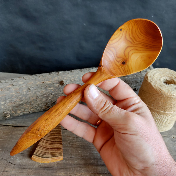 Hand Made Wooden Ladle