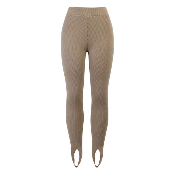 Beige Ribbed Leggings for Women High Waisted Nude Leggings W - Inspire  Uplift