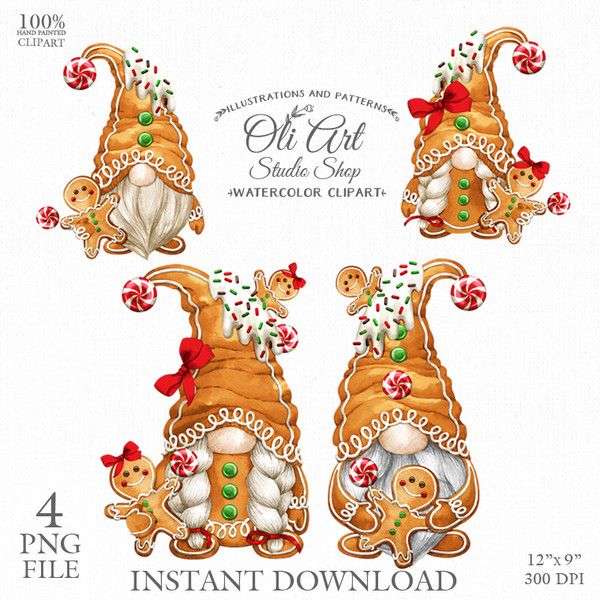 Gingerbread Family gnome clipart.jpg