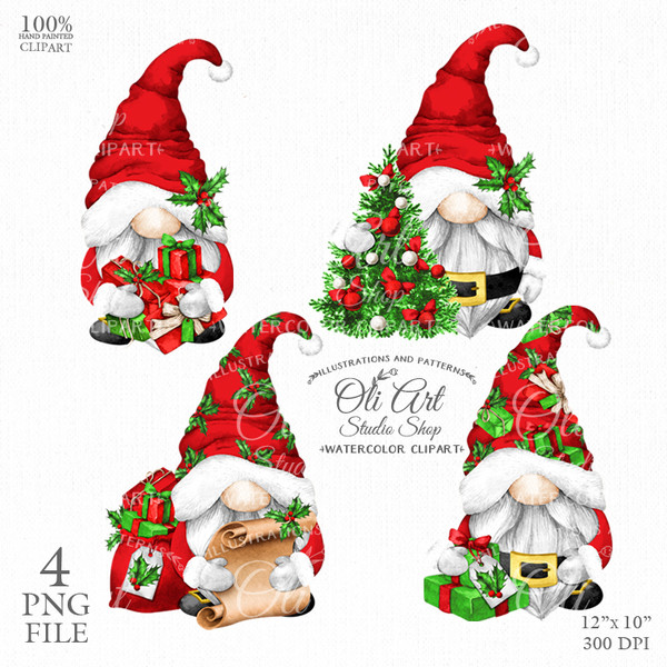 Santa Claus gnome clipart.JPG