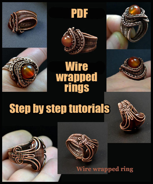 Wire Wrapped Ring Making for Beginners: The Picture Step by Step Guide on How to Make Wire Rings Including Instructions to Make Wire Wrapped Jewelry