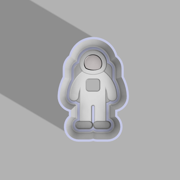 Astronaut One-piece Bath Bomb Mold STL File