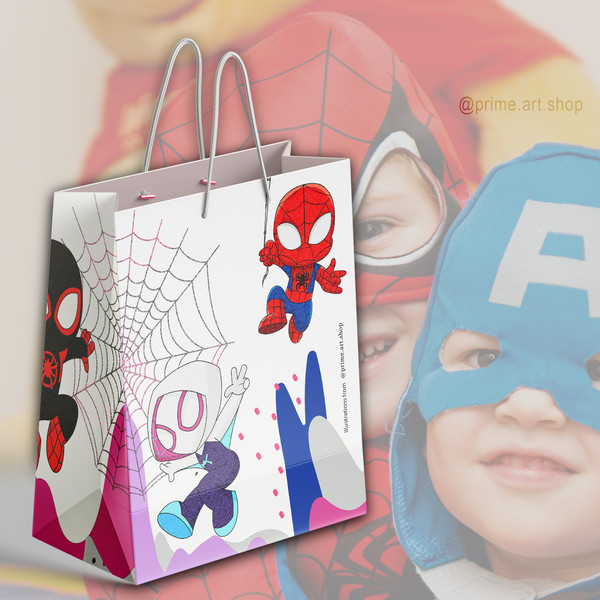 3 Spidey amazing friends Superhero Svg, Ghost Spider svg, Ba