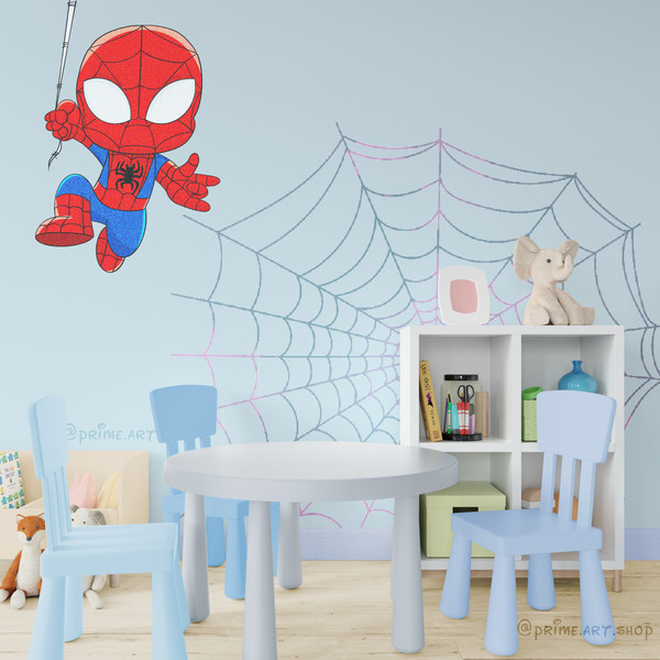 3 Spidey amazing friends Superhero Svg, Ghost Spider svg, Ba