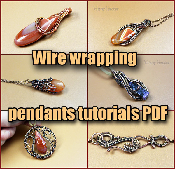 Wire wrapping pendants tutorials PDF