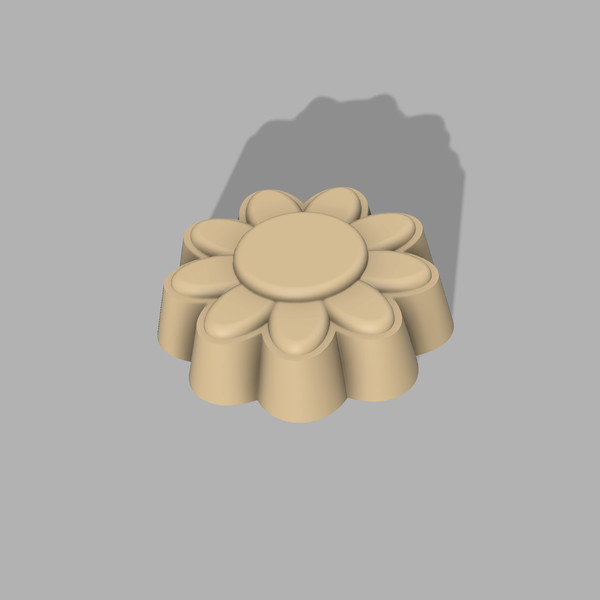 Flower Bath Bomb 3d printing File