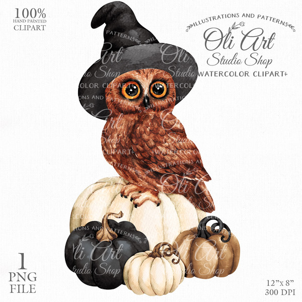 happy halloween owl clip art