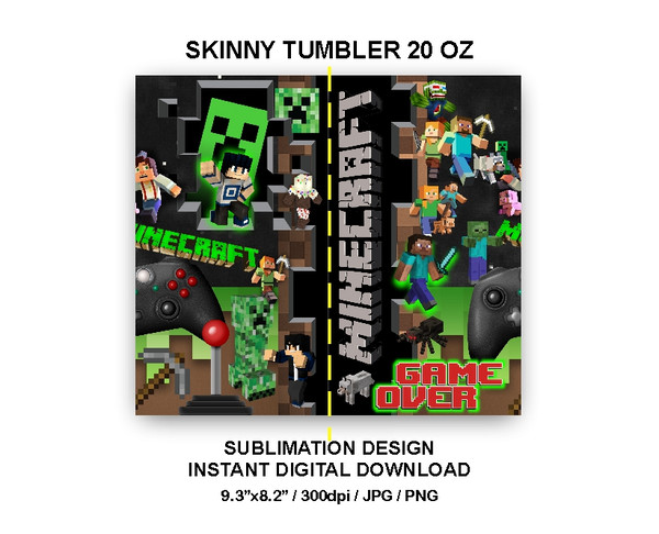 Minecraft Tumbler PNG 