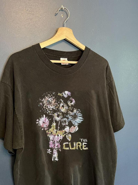 Flowers - the Cure band aesthetic shirt, vintage the Cure band shirt, the Cure band 90s rock band tee, the Cure band concert merch.jpg