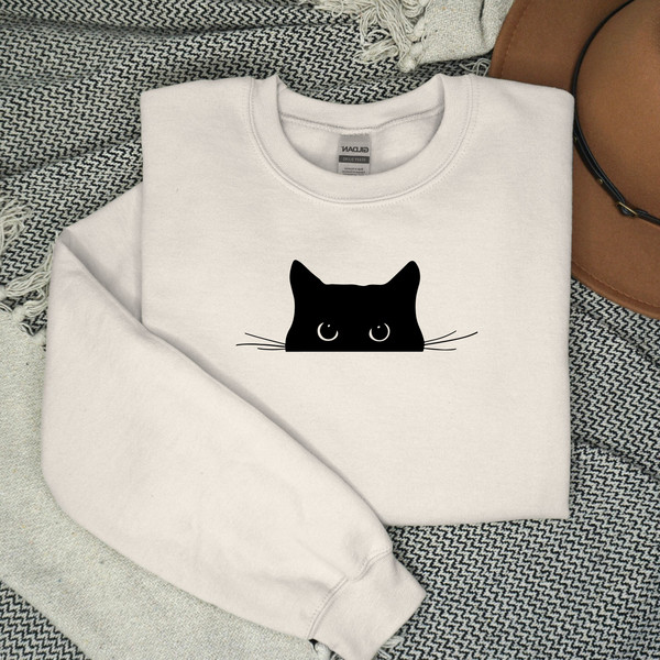 Black Cat Comfort colors T-Shirt, Black Cat Gifts, Cat Mom, Cat T Shirt, Cute Kitty, Cat Halloween Shirt, Pet Shirt, Cat Shirt For Women, te.jpg