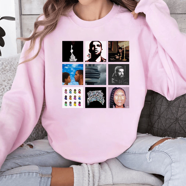 Vintage Drake Sweatshirt, Drake Certified Lover Boy Shirt, Drake Rapper Shirt, Drake Merch, Drake Tour Shirt, Drake Its All A Blur Tour 2024.jpg
