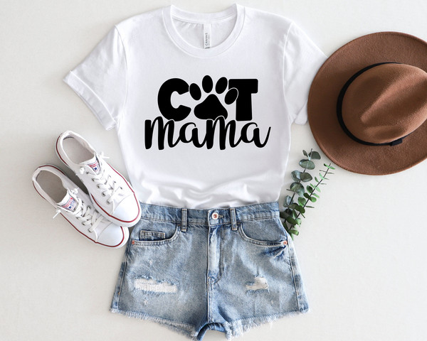 Cat Mama Shirt, Cat Mom Shirt, Cat Mama T-Shirt, Cat Shirt, Cat Lover, Mother's Day Gift For Mom, Cat Lover Gift, Cat Shirt,Mom Shirt 5.jpg