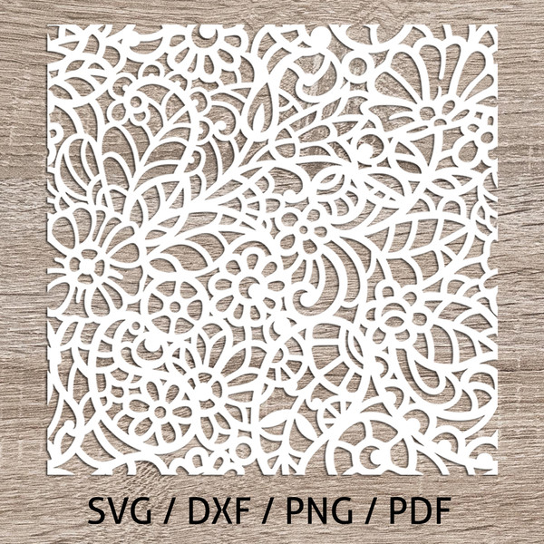 Seamless Floral Pattern Transparent Background Svg Png 
