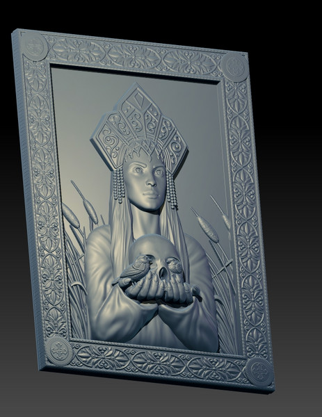 3D Model Goddess of death Morena